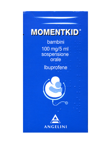 Momentkid*bb Orale Sosp Flacone 150 Ml 100 Mg/5 Ml Gusto Miele E Banana