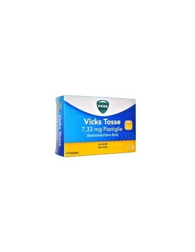 Vicks Tosse*12 Pastiglie 7,33 Mg Miele