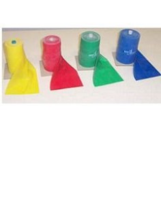 Elastico A Fascia Per Riabilitazione Altezza 15cm. Colore Giallo 1,20mt