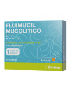 Fluimucil Mucolitico*orale Grat 10 Bust 600 Mg