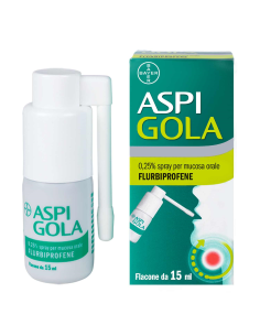 Aspi Gola*spray Mucosa Orale 15 Ml 0,25%