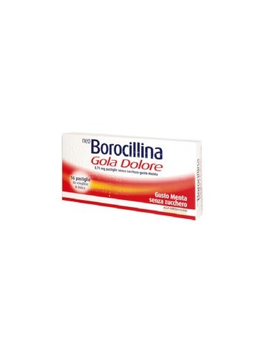 Neoborocillina Gola Dolore*16 Pastiglie 8,75 Mg Menta Senzazucchero