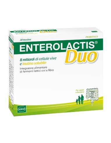 Enterolactis Duo Polvere Orale 20 Bustine