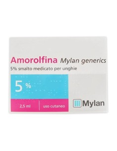 Amorolfina (mylan Generics)*smalto Unghie 1 Flacone 2,5 Ml 5%