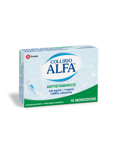 Collirio Alfa Antistaminico*10 Monod Collirio 0,8 Mg/ Ml + 1mg/ml 0,3 Ml