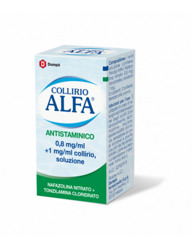 Collirio Alfa Antistaminico*collirio 10 Ml 8 Mg/ml + 1 Mg/ml