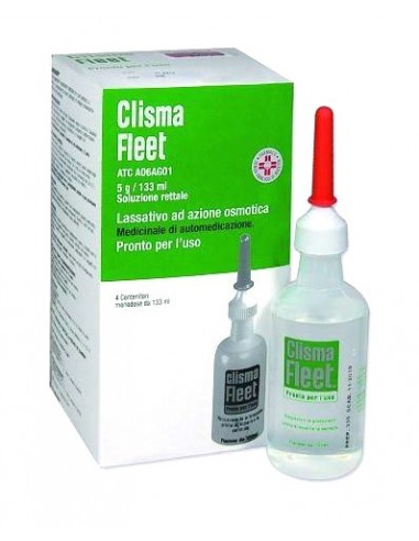 Clisma Fleet Pronto Uso*4 Clismi 5 G 133 Ml Soluz Rettale