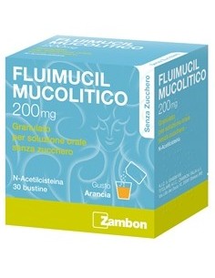 Fluimucil Mucolitico*30 Bust Grat 200 Mg Senza Zucchero