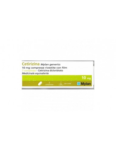 Cetirizina (mylan Generics)*7 Cpr Riv 10 Mg