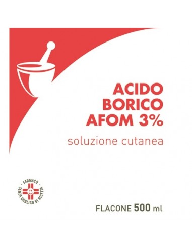 Acido Borico (afom)*soluz U.e. 500 Ml 3%