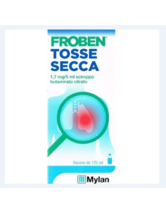 Froben Tosse Secca*1 Flacone 125 Ml 1,7 Mg/5 Ml Sciroppo