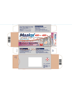 Maalox*30 Cpr Mast 400 Mg + 400 Mg Senza Zucchero Aroma Frutti Rossi
