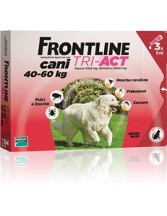 Frontline Tri-act*spot-on Soluz 3 Pipette 6 Ml 3.028,8 Mg +405,6 Mg Cani Da 40 A 60 Kg