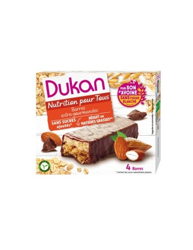 Dukan Barrette Crusca Avena Gourmand 4 Pezzi X 30 G