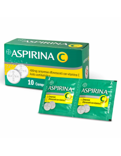 Aspirina C*10 Cpr Eff 400 Mg + 240 Mg Con Vitamina C