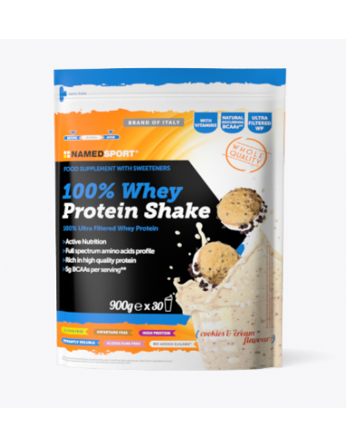 100% Whey Protein Shake Cookies & Cream 900 G