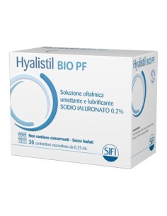 Hyalistil Bio Soluzione Oftalmica Phosphate Free Monodose Abase Di Acido Ialuronico 0,2% 30 Flaconcini 0,25 Ml