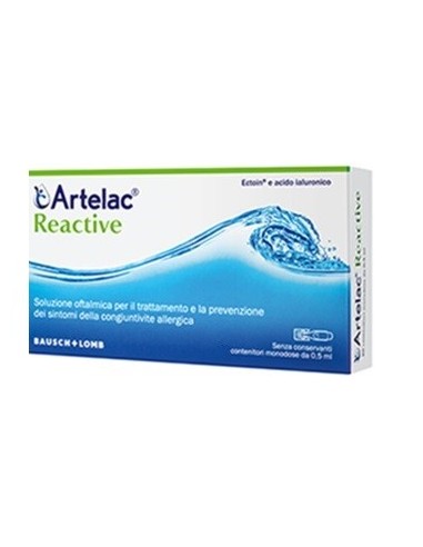 Artelac Reactive Soluzione Oftalmica Monodose 10 Unita' Da 0,5 Ml