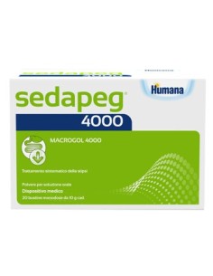 Sedapeg 4000 20 Bustine Monodose X 10g Humana