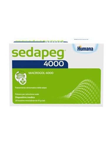 Sedapeg 4000 20 Bustine Monodose X 10g Humana