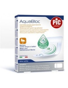 Cerotto Pic Aquabloc 10x10cm Antibatterico 5 Pezzi