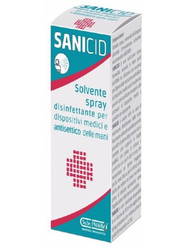 Sanicid Soluzione Spray Per Disinfezione Dispositivi Medicie Antisettico Mani 30 Ml