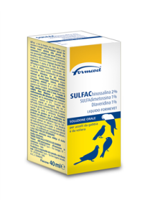 Sulfachinossalina 2% Sulfadimetossina 1% Diaveridina 1% Liquido*orale Soluz 1 Flacone 40 Ml