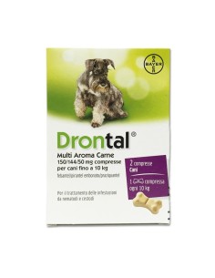 Drontal Multi Aroma Carne*2 Cpr Cani