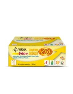 Apropos Vita+ Pappa Reale 250 Mg 10 Bustine 10 Ml