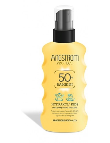 Angstrom Protect Hydraxol Kids Latte Spray Solare Ultra Protezione 50+ 175 Ml