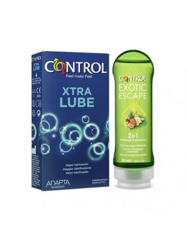 Control Kit Extra Lube E Gel Exotic Escape