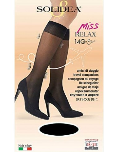 Gambaletto Miss Relax 140 Sheer Nero 3-l 1 Paio