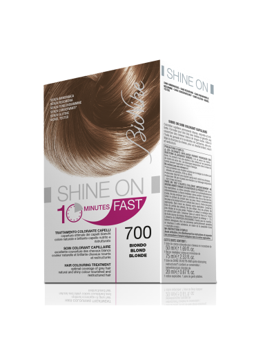 Bionike Shine On Fast Trattamento Colorante Capelli Biondo 700 Flacone 60 Ml + Tubo 60 Ml