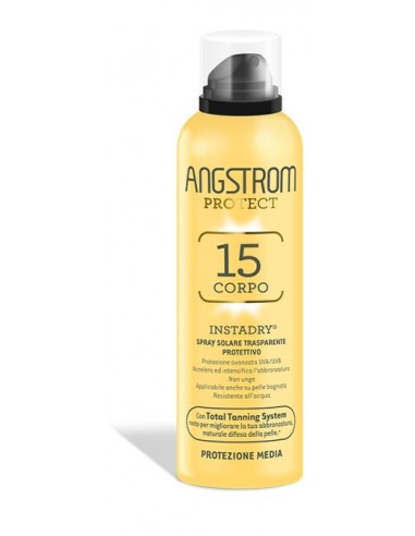 Angstrom Protect Instadry Spray Trasparente Solare Protezione 15 150 Ml