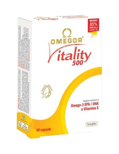 Omegor Vitality 500 60 Capsule