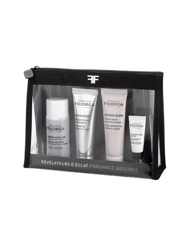 Filorga Routine Kit Radiance Solution Micellaire 50 Ml + Meso Mask 30 Ml + Oxygen Glow Cream 30 Ml + Oxygen Glow Eyes 4ml