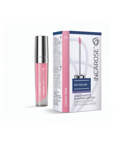 Incarose Piu' Volume Liquid Matte 02 Candy Pink