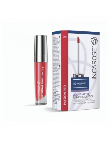 Incarose Piu' Volume Liquid Matte 04 Passion Red