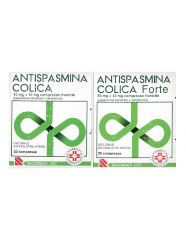 Antispasmina Colica*forte 30 Cpr Riv 10 Mg + 50 Mg