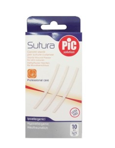 Cerotto Per Sutura Pic Solution 3 X 75 Mm 10 Pezzi