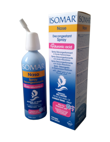 Isomar Spray Decongestionante Acido Ialuronico 100 Ml