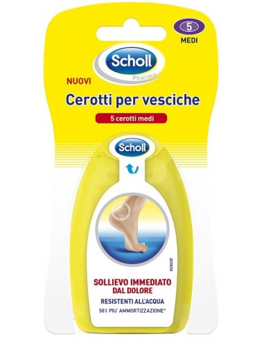 Scholl Cerotti Per Vesciche Medio Dita Dei Piedi 6 Pezzi