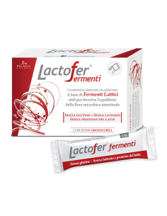 Lactofer Fermenti 12 Bustine Orosolubili