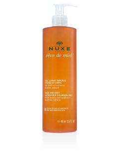 Nuxe Reve De Miel Gel Lavant Surgras Visage Et Corps 400 Ml