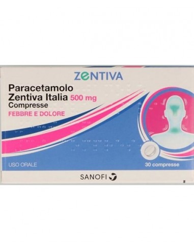 Paracetamolo (zentiva Italia)*30 Cpr 500 Mg