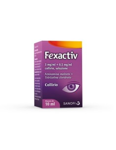 Fexactiv*collirio 10 Ml 0,3 Mg/ml + 0,5 Mg/ml