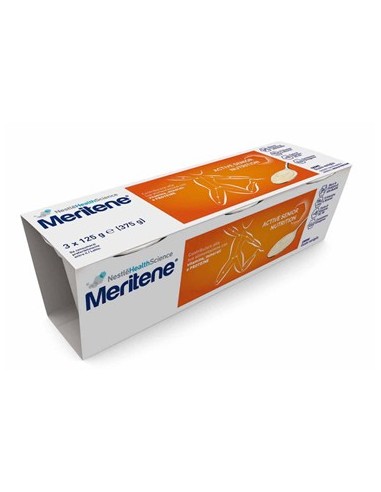 Meritene Creme Vaniglia 3 X 125 G