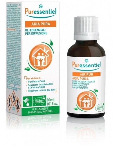 Puressentiel Miscela Per Diffusione Aria Pura Certificata Ecocert 30 Ml