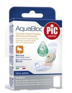 Cerotto Pic Aquabloc 10x6 Sterile Antibatterico 5 Pezzi