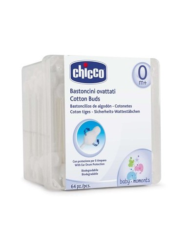 Chicco Sicur Net Bastoncini Ovattati 64 Pezzi